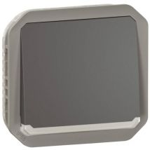 Legrand Plexo Bouton Poussoir À Voyant Lumineux À Composer Étanche Anthracite Ip55 - 069813l