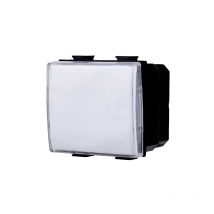 Poussoir porte étiquette compatible Bticino Matix couleur Blanc