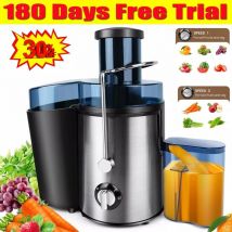 Day Plus - Power 1000W Extracteur de jus électrique Acier inoxydable Presse 500ML Presse à fruits