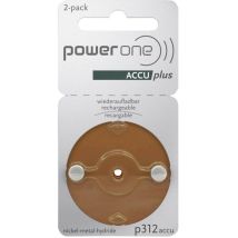 Pile Rechargeable Za 312 Nimh 23 Mah 1.2 V – Accu Pour Appareil Auditif – Longue Durée De Vie – Compatible Avec Charge Rapide – Powerone