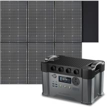 Allpowers - S2000 Pro Tragbares Powerstation 1451wh 2400w Akku Solargenerator Mobiler Stromspeicher Power Station (4000w Spitzenwert) Mit 600w 
