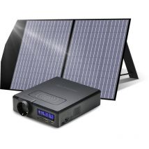 Power Station Solar Generator ac Power Bank 200W 154Wh with 100 w Solar Panel for Outdoors Camping Travel Emergency Allpowers S200