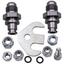 Maxpeedingrods - Power Steering Rack Line Conversion Kit Fittings an Adapter for Ford Focus