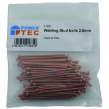 Powertec - Power-TEC Stud Nails 2.0mm 100pc 91831