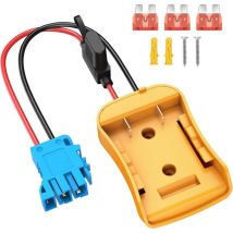 Power Wheels-Adapter für Dewalt 20-V-Akku mit Kabelbaumanschluss, kompatibel mit 12-Volt-Power Wheels, 12AWG-Kabel mit 40-A-Sicherung/für Power