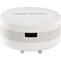 Realpower - PBC-1800 Powerbank (batterie supplémentaire) 1800 mAh Li-Ion blanc