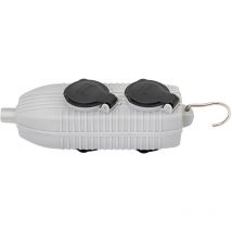 Brennenstuhl - Bloc de prises électriques mobiles avec clapets 4 prises powerblock - Gris