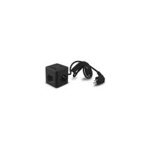 PowerCube 10A con 3 tomas Schuko + 3 USB y cable de 1,5 metros color negro