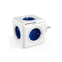 Ladrón Allocacoc Powercube Original 5 tomas. Color azul -