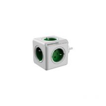 Allocacoc - 16896 PowerCube - Voleur à 5 fiches en forme de cube, couleur blanco