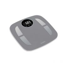 Impedenziometro bilancia personale 15280 160kg/100g piano in vetro 12 mem lcd - powerfit Terraillon