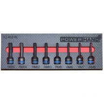KI-R12-R1 1/2′′ Ribe Impact Socket Set in eva Foam - Powerhand