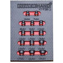 Powerhand - KI-R38-L1 3/8 Low Profile Impact Socket Set 6-19mm in eva Foam