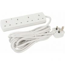 Powermaster - Extension Lead with Neon Indicator 230V - 4-Gang 5m