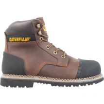 Powerplant, Safety Boots, Brown, Size 8 - CAT