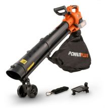 Powerplus - Dual Power 3-en-1 Souffleur de Feuilles a Batterie POWDPG75270 - 40 v, 210 km/h, sans Batterie ni Chargeur