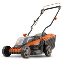 Powerplus - Dual Power Tondeuse Gazon Batterie POWDPG75561 - Tondeuse à Gazon de 20 v et 340 mm ø, sans Batterie ni Chargeur, avec Ramassage et