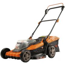 Powerplus - Dual Power Tondeuse Gazon Batterie POWDPG75610 - Tondeuse à Gazon de 40 v et 420 mm ø, sans Batterie ni Chargeur, avec Ramassage et