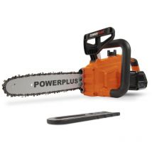 Powerplus Dual Power Tronçonneuse à Batterie POWDPG7570 - Élagueuse sans Fil sur Batterie de 20 V, sans Batterie ni Chargeur, Guide de 300 mm,