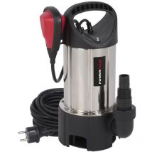 Powerplus Pompe À Eau Électrique Powew67912 - Pompe À Eau Submersible De 400 W, Température Maximale De 35°c Et Débit De 7500 L/h, Outillage De Jardin