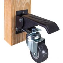 Powertec - 17000 - Kit di ruote in poliuretano con ruote in poliuretano e capacità di peso totale di 180 kg, confezione da 4