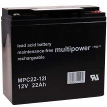 Multipower - Powery Batería plomo ( ) MP22-12C cíclica