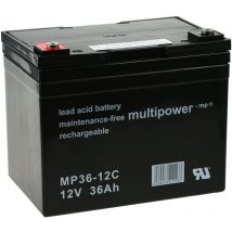 Multipower - Powery Batería plomo ( ) MP36-12C cíclica