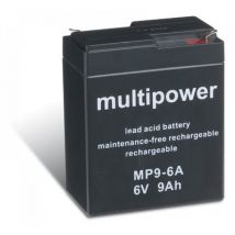 Powery Batería plomo ( Multipower MP9-6A