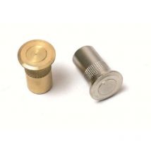 Pozzetto per asta con molla ottone mm.10