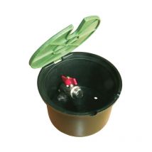 Pozzetto pvc tondo con coperchio e rubinetto - mm.210x130h