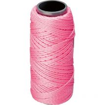 Pp Corde Macon Fluoressant 1,3 Millimetri 50M Rosa Overmann
