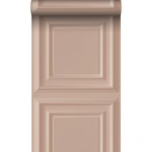 Origin Wallcoverings - papier peint lambris vieux rose