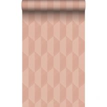 Origin Wallcoverings - papier peint effet 3D rose terracotta