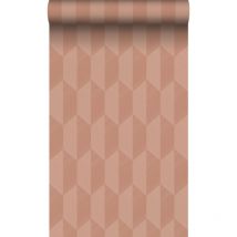 Origin Wallcoverings - papier peint effet 3D terracotta