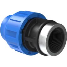 Pp Übergangsstück, 20 mm x 1/2'IG, Klemmfitting für hdpe, dvgw zertifiziert