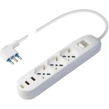 Multiprise Poly Pool 3 prises – 1,5 m – 250 V – 16 A – Electricité et domotique