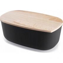 Practic Elegante Brotbox Schwarz 37,8 Cm