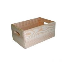 Practical Wooden Basket Container 30X20 h 14
