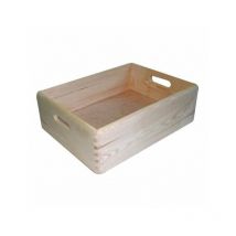 Practical Wooden Basket Container 40X30 h 14