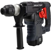Practixx Marteau Perforateur À Percussion Px-bh-7v – 1500 W – Sds-plus – 7 J – 6 Niveaux Variables – Capacité De Perçage 32 Mm – 4250 Bpm – 920 Tr/min