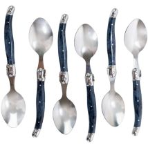 Pradel Excellence - Laguiole Scatola Di 6 Cucchiai Da Zuppa 25.2 X 17 X 2.8 Cm Grigio Marmo