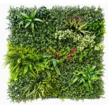 Prairie-Color Mur vegetal artificiel plaque 1mx1m