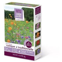 Novaflore - Prairies fleuries : jachère rustique et traditionnelle 500 à 1000 m2