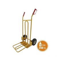 Praktischer und handlicher Transportwagen mit klappbarer Plattform 116x43x50cm