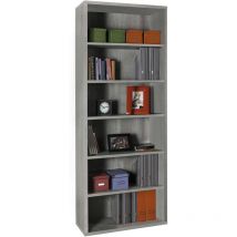 Composad - Pratico libreria cm 35,7x81,6x217h cemento