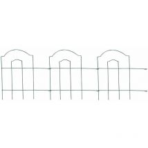 Prato, bordura metallica per giardino 3 m Set di 3