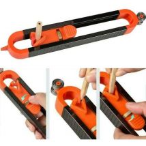 Präzises Messen von Tischlerwerkzeugen mit dem Feststell-Profilreißer