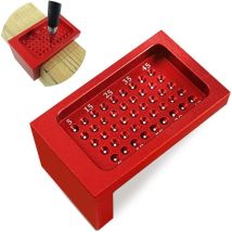 Memkey - Präzisionswerkzeuge für die Holzbearbeitung, Lochmesslineal, metrisches Messlineal, Aluminiumlegierung, Messlineal,