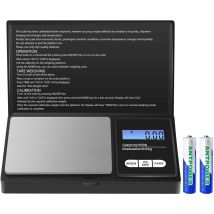 Präzisionswaage, 500 G/0,01 G, Küchenwaage, Tragbare Digitale Taschenwaage Mit Lcd-display Und Tara-funktion, Schmuckwaage, Für Schmuck, Kaffee Usw. (