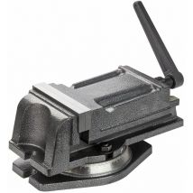 Präzissions Schraubstock Klemmstock 125 mm Backenbreite